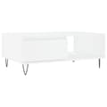 Miniatyrbillede 1 af 11: vidaXL sofabord 90x60x35 cm konstrueret træ hvid