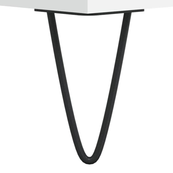 vidaXL Soffbord vit 90x60x35 cm konstruerat trä