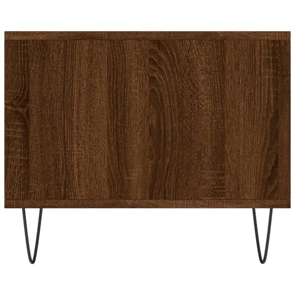 vidaXL Salongbord brun eik 90x50x40 cm konstruert tre