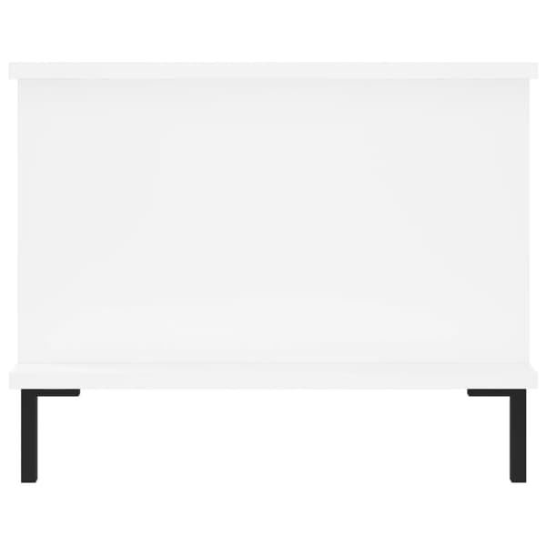 vidaXL sofabord 90x50x40 cm konstrueret træ hvid