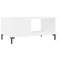 Miniatyrbillede 8 af 11: vidaXL sofabord 90x50x40 cm konstrueret træ hvid