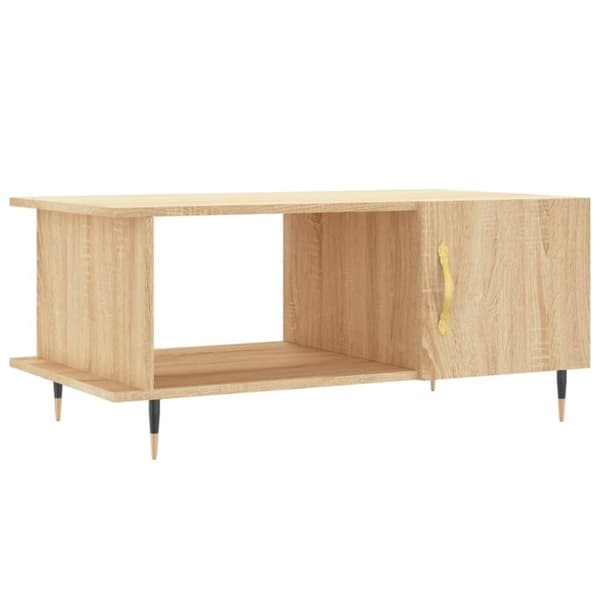 vidaXL Salongbord sonoma eik 90x50x40 cm konstruert tre