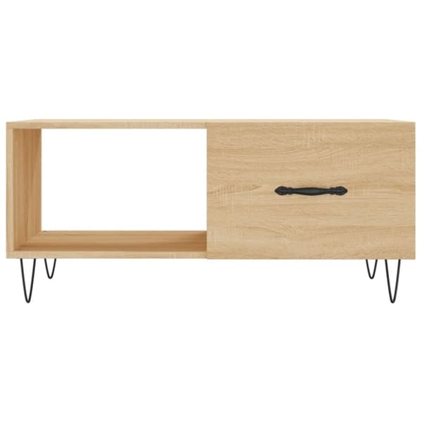vidaXL sofabord 90x50x40 cm konstrueret træ sonoma-eg