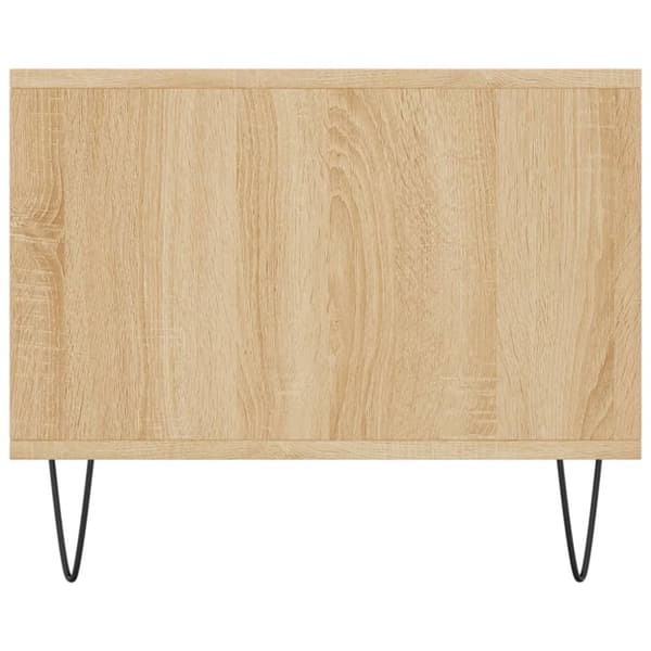 vidaXL sofabord 90x50x40 cm konstrueret træ sonoma-eg