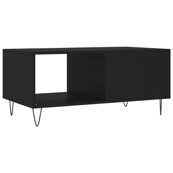 vidaXL sofabord 90x50x40 cm konstrueret træ sort
