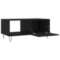 Miniatyrbilde 6 av 11: vidaXL Salongbord svart 90x50x40 cm konstruert tre