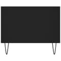 Miniatyrbilde 7 av 11: vidaXL Salongbord svart 90x50x40 cm konstruert tre