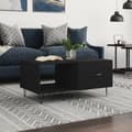 Miniatyrbilde 2 av 11: vidaXL Salongbord svart 90x50x40 cm konstruert tre