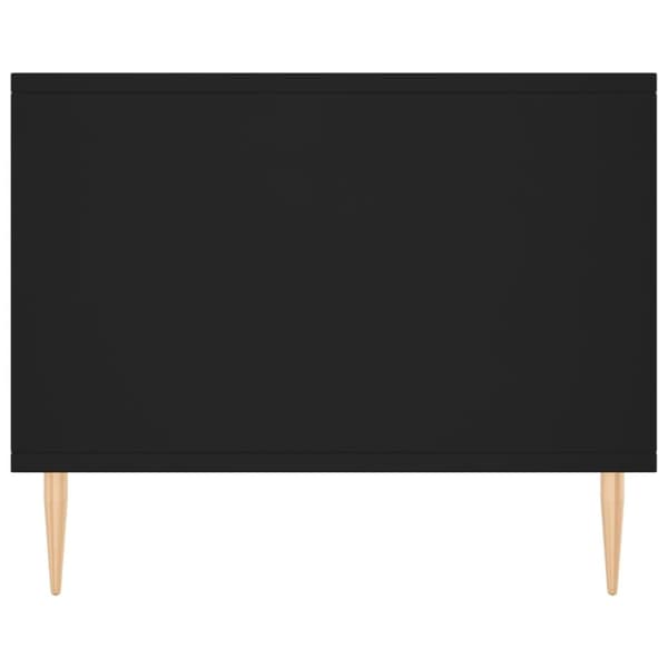 vidaXL Soffbord svart 90x50x40 cm konstruerat trä