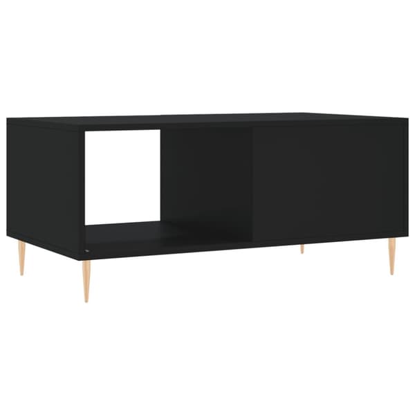 vidaXL Soffbord svart 90x50x40 cm konstruerat trä