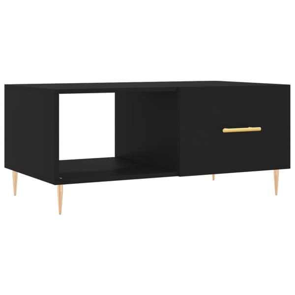 vidaXL Salongbord svart 90x50x40 cm konstruert tre