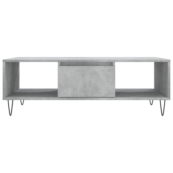 vidaXL Soffbord betonggrå 104x60x35 cm konstruerat trä