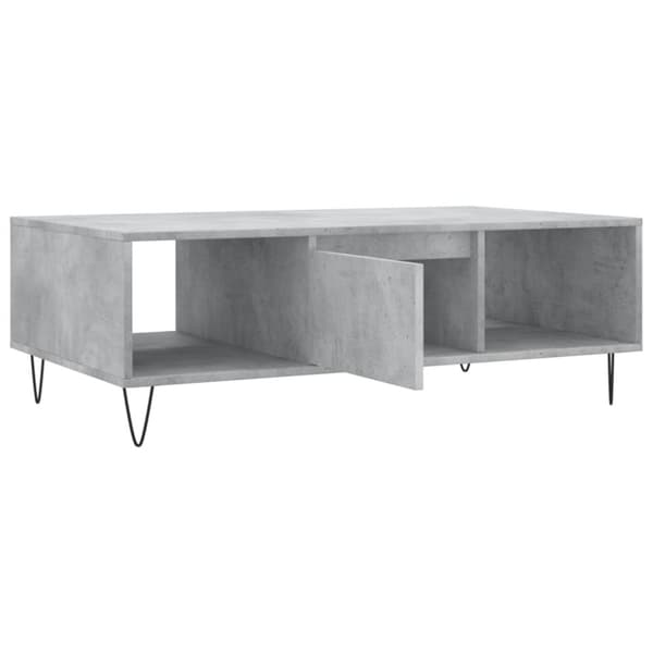 vidaXL Soffbord betonggrå 104x60x35 cm konstruerat trä