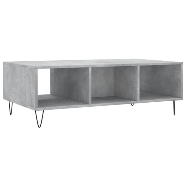 vidaXL Soffbord betonggrå 104x60x35 cm konstruerat trä