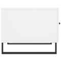 Miniatyrbilde 7 av 11: vidaXL Salongbord hvit 50x50x40 cm konstruert tre
