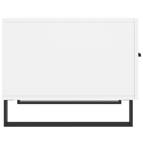 vidaXL Salongbord hvit 50x50x40 cm konstruert tre