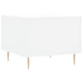 Miniatyrbilde 7 av 11: vidaXL Salongbord hvit 50x50x40 cm konstruert tre