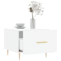 Miniatyrbillede 3 af 11: vidaXL sofabord 50x50x40 cm konstrueret træ hvid