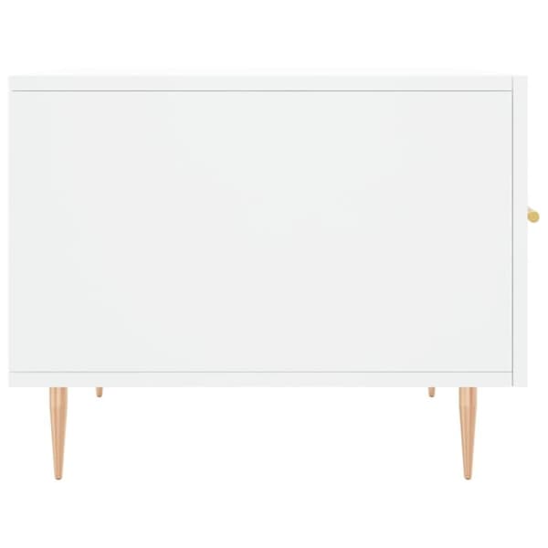 vidaXL sofabord 50x50x40 cm konstrueret træ hvid