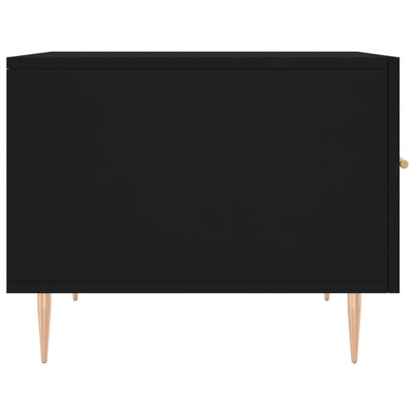 vidaXL Salongbord svart 50x50x40 cm konstruert tre
