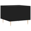 Miniatyrbilde 7 av 11: vidaXL Salongbord svart 50x50x40 cm konstruert tre