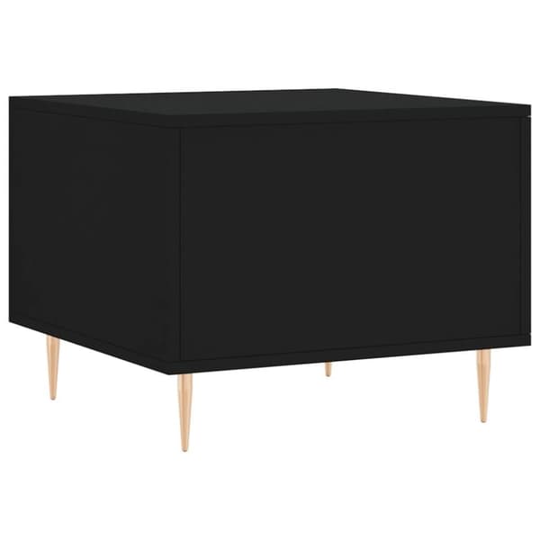 vidaXL Salongbord svart 50x50x40 cm konstruert tre
