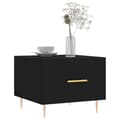 Miniatyrbilde 2 av 11: vidaXL Salongbord svart 50x50x40 cm konstruert tre