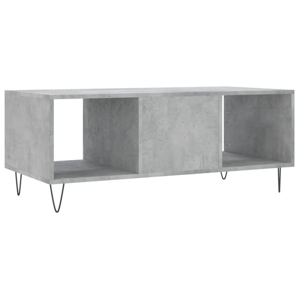 vidaXL Sohvapöytä betoninharmaa 102x50x40 cm tekninen puu