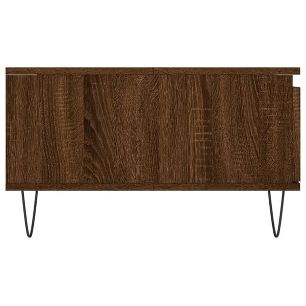 vidaXL Sohvapöytä ruskea tammi 90x60x35 cm tekninen puu