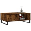 Miniatyrbillede 3 af 11: vidaXL sofabord 90x60x35 cm konstrueret træ røget egetræsfarve