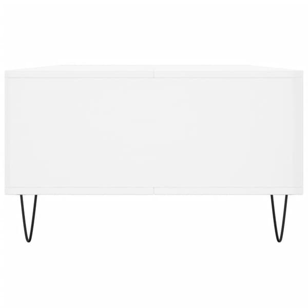 vidaXL Soffbord vit högglans 104x60x35 cm konstruerat trä