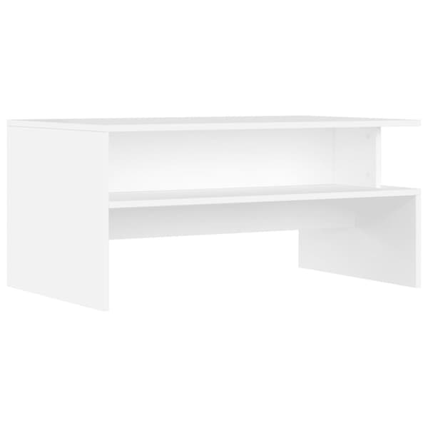 vidaXL Soffbord vit 90x55x42,5 cm konstruerat trä