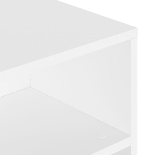 vidaXL Soffbord vit 90x55x42,5 cm konstruerat trä