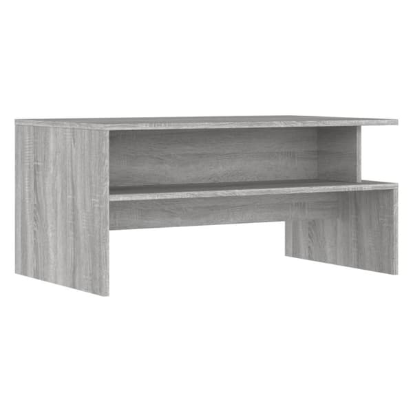 vidaXL sofabord 90x55x42,5 cm konstrueret træ grå sonoma-eg
