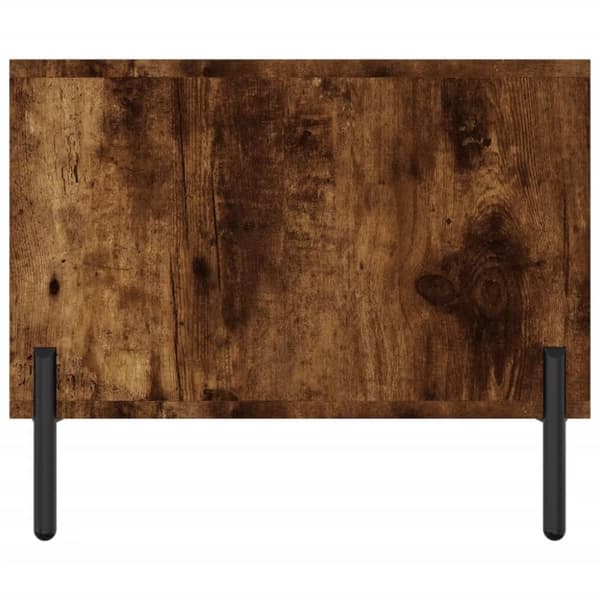 vidaXL Salongbord røkt eik 102x50x40 cm konstruert tre