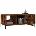 Miniatyrbillede 4 af 11: vidaXL sofabord 102x50x40 cm konstrueret træ røget egetræsfarve
