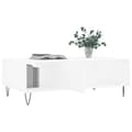 Miniatyrbilde 4 av 11: vidaXL Salongbord hvit 104x60x35 cm konstruert tre