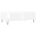 Miniatyrbilde 6 av 11: vidaXL Salongbord hvit 104x60x35 cm konstruert tre