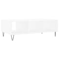 Miniatyrbilde 8 av 11: vidaXL Salongbord hvit 104x60x35 cm konstruert tre