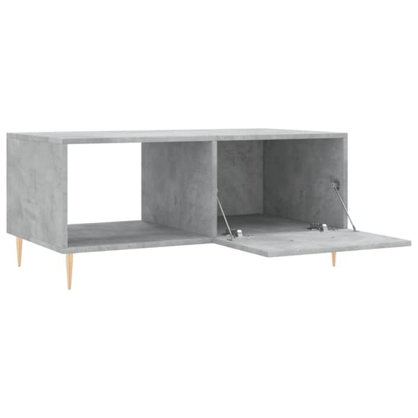 vidaXL Salongbord betonggrå 90x50x40 cm konstruert tre
