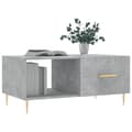 Miniatyrbillede 3 af 11: vidaXL sofabord 90x50x40 cm konstrueret træ betongrå