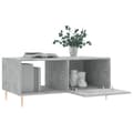 Miniatyrbillede 4 af 11: vidaXL sofabord 90x50x40 cm konstrueret træ betongrå