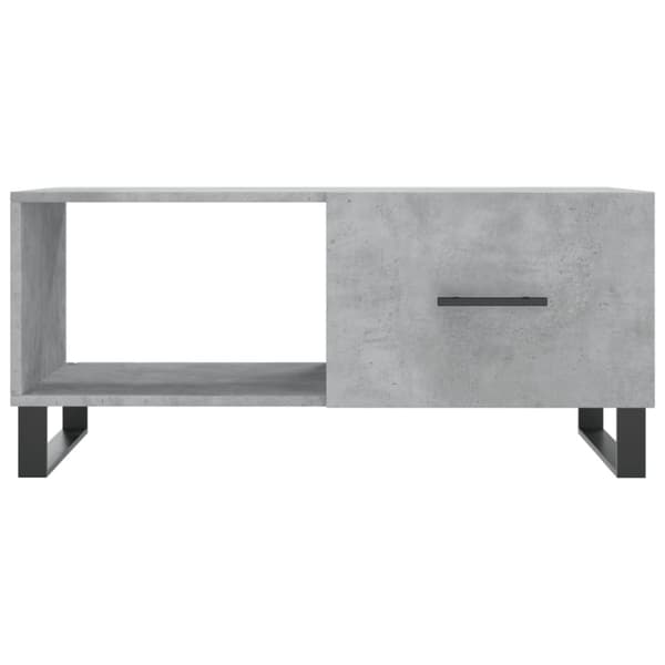 vidaXL Soffbord betonggrå 90x50x40 cm konstruerat trä