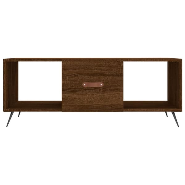vidaXL Salongbord sonoma eik 102x50x40 cm konstruert tre