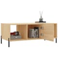 Miniatyrbillede 4 af 11: vidaXL sofabord 102x50x40 cm konstrueret træ sonoma-eg