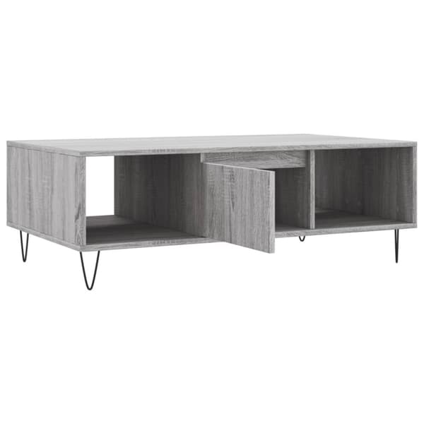 vidaXL sofabord 104x60x35 cm konstrueret træ grå sonoma-eg