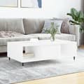 Miniatyrbilde 2 av 11: vidaXL Salongbord høyglans hvit 104x60x35 cm konstruert tre
