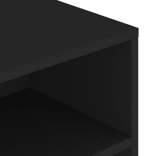 vidaXL sofabord 90x55x42,5 cm konstrueret træ sort