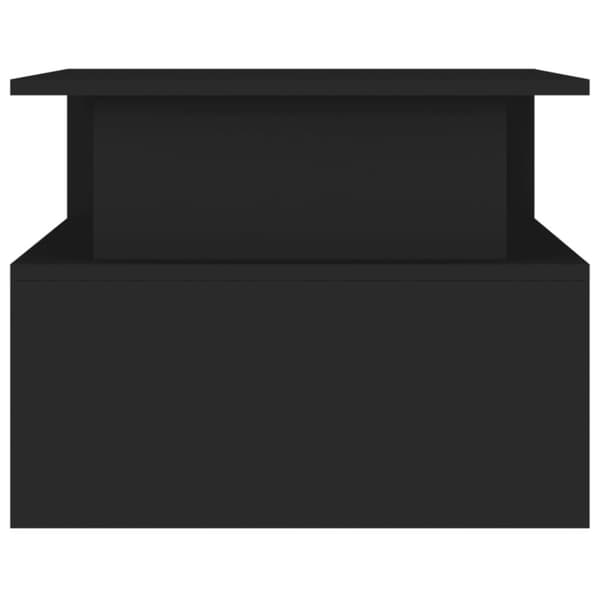 vidaXL Salongbord svart 90x55x42,5 cm konstruert tre