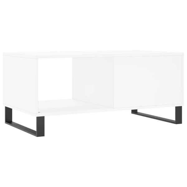 vidaXL Soffbord vit 90x50x40 cm konstruerat trä